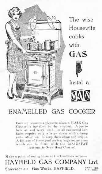 Hayfield Gas Company Advert