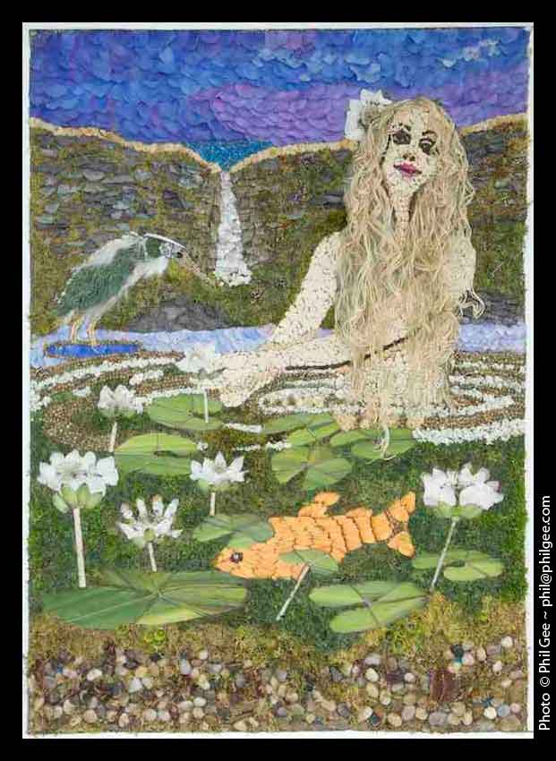 Little Hayfield Well the Mermaid of Kinder © Phil Gee